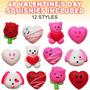 Imagem de Squishies ArtCreativity Mini Valentines 48 unidades para crianças a partir de 3 anos