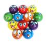 Imagem de Squishy Fidget Toy Anti Stress Bola Emoji Careta 2 Peças