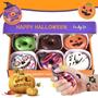 Imagem de Squishy Toy AMIAO Halloween Donut, pacote com 6 donuts, Slow Rising Kids