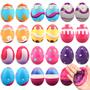 Imagem de Squishy Toys KAFKA Easter Eggs, 24 pacotes para crianças com caixa de presente