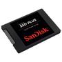 Imagem de SSD 2 TB SanDisk Plus, SATA, Leitura: 545MB/s e Gravação: 450MB/s, Preto - SDSSDA-2T00-G26