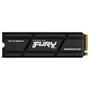 Imagem de SSD 500GB Kingston Fury Renegade, com Dissipador, PCIe 4.0 NVMe M.2, Gen4x4, Leitura: 7300MB/s e Gravação: 3900MB/s, Preto, compatível com o PlaySt...