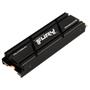Imagem de SSD 500GB Kingston Fury Renegade, com Dissipador, PCIe 4.0 NVMe M.2, Gen4x4, Leitura: 7300MB/s e Gravação: 3900MB/s, Preto, compatível com o PlaySt...