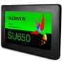 Imagem de SSD 960 GB Adata SU650, SATA, Leitura: 520MB/s e Gravação: 450MB/s - ASU650SS-960GT-R