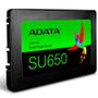 Imagem de SSD Adata SU650, 512GB, SATA, Leitura: 520MB/s e Gravação: 450MB/s, Preto - ASU650SS-512GT-R
