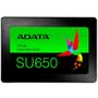 Imagem de SSD Adata SU650, 512GB, SATA, Leitura: 520MB/s e Gravação: 450MB/s, Preto - ASU650SS-512GT-R