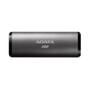 Imagem de SSD Externo Adata, 256GB, USB 3.2 Gen 2 com Type C, Leitura: 1000MB/s, Cinza - ASE760-256GU32G2-CTI