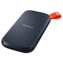 Imagem de SSD Externo Portátil Sandisk, 480GB, USB, Leitura: 520MB/s, Preto e Laranja - SDSSDE30-480G-G25