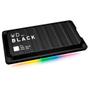 Imagem de SSD Externo Portatil WD_BLACK P40 Game, 1TB, LED e RGB, Leitura: 2.000 MB/s e Gravação: 2.000 MB/s, Preto - WDBAWY0010BBK-WESN