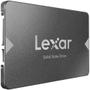SSD Lexar NS100, 128GB, SATA III, 2.5", Leitura: 550MB/s, Preto - LNS100-128RBNA Imagem de SSD Lexar NS100, 128GB, SATA III, 2.5", Leitura: 550MB/s, Preto - LNS100-128RBNA