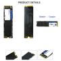 Imagem de SSD M2 NVME NETAC 512GB - 3 GERAÇÃO Max Sequential Read: 2400Mbps
