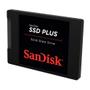 Imagem de SSD Sandisk Plus, 480GB SATA, Leitura 535MB,s e Gravação 445MB,s - SDSSDA-480G-G26