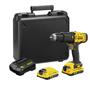 Imagem de Stanley V20 Parafusadeira Furadeira 20V MAX  Impacto + Kit com 2 Baterias + Maleta