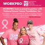Imagem de Staple Gun WORKPRO Pink 6 em 1 Manual Brad Nailer com grampos