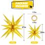 Imagem de Star Balloons TOTAFAM Explosion Starburst Foil Cone, 10 unidades