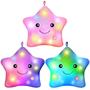 Imagem de Star Pillows Juexica Light up com luzes LED cintilantes de 33 cm, 3 unidades