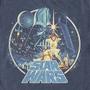 Imagem de STAR WARS homens Vintage Victory Camiseta gráfica, Navy Heather, Medium US