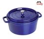 Imagem de Staub - Caçarola Azul Redonda Ferro Fundido Ø24cm