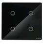 Imagem de Steck Smarteck Interruptor Inteligente 4 Módulos 4x4 Touch Preto