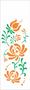 Imagem de Stencil 1030 Simples - Flor Bauer I - Opa2329