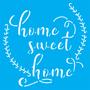 Imagem de Stencil 14x14cm TK0039 Home Sweet Home Toke de Arte