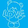 Imagem de Stencil 14x14cm TK0132 Urso Love