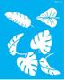 Imagem de Stencil 2025 Simples  Plantas Tropicais  OPA 2589