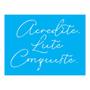 Imagem de Stencil Acredite Lute Conquiste - 15x20 - Ref A2897