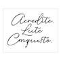 Imagem de Stencil Acredite Lute Conquiste - 20x25 - Ref B286