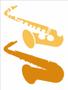 Imagem de Stencil de Acetato para Pintura OPA 15 x 20 cm  2572  Instrumentos Musicais Saxofone