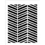 Imagem de Stencil de Acetato para Pintura Opa Simples 15 X 20 Cm - 3351 Estamparia Zig-zag Irregulares