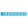 Imagem de Stencil Litoarte 4,2 x 28,6 cm - STAB-013 Barrado Com Flores