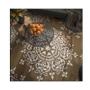 Imagem de Stencil Mandala Grande Parede mesa molde Pintura 60x60