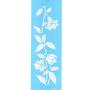 Imagem de Stencil Opa 10 x 30 cm - Flores Lírio Nepalense - 3534