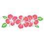 Imagem de Stencil OPA 10x30 0968 Flores Hibisco II