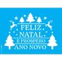 Imagem de Stencil Opa 15 X 20 cm - Feliz Natal III - 3289