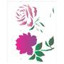 Imagem de Stencil Opa 20x25 Flor Rosa 1881