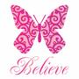 Imagem de Stencil Opa Duplo 14 X 14 cm - Borboleta Believe - 1370