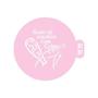 Imagem de Stencil para Bentô Cake - Flork "Calma" - Ref. 4003 - 01 unidade - RR Cortadores - Rizzo