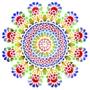 Imagem de Stencil Pintura Especial Mandala 30X30 STQG-013 - Litoarte