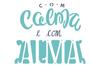 Imagem de Stencil Pintura Frase com Calma Opa 2247 15x20 Artesanato