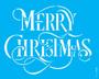 Imagem de Stencil Pintura Frase Merry Christmas 2556 20x25 Opa