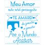 Imagem de Stencil Pintura Frase Meu Amor Str-230 20x25 Litoarte