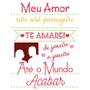 Imagem de Stencil Pintura Frase Meu Amor Str-230 20x25 Litoarte