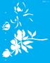 Imagem de Stencil Simples Flor Magnolias 3176 20x25 Opa