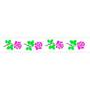 Imagem de Stencil Simples Flores Rosas Opa188 4x30