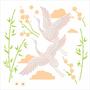 Imagem de Stencil Simples Oriental Tsuru 3182 30,5x30,5 Opa