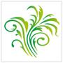 Imagem de Stencil Sp. 10x10 784 Folhagem