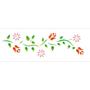 Imagem de Stencil Sp. 10X30 729 Flores e Botoes