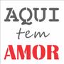 Imagem de Stencil Sp. 14X14 2685 F. Aqui Tem Amor